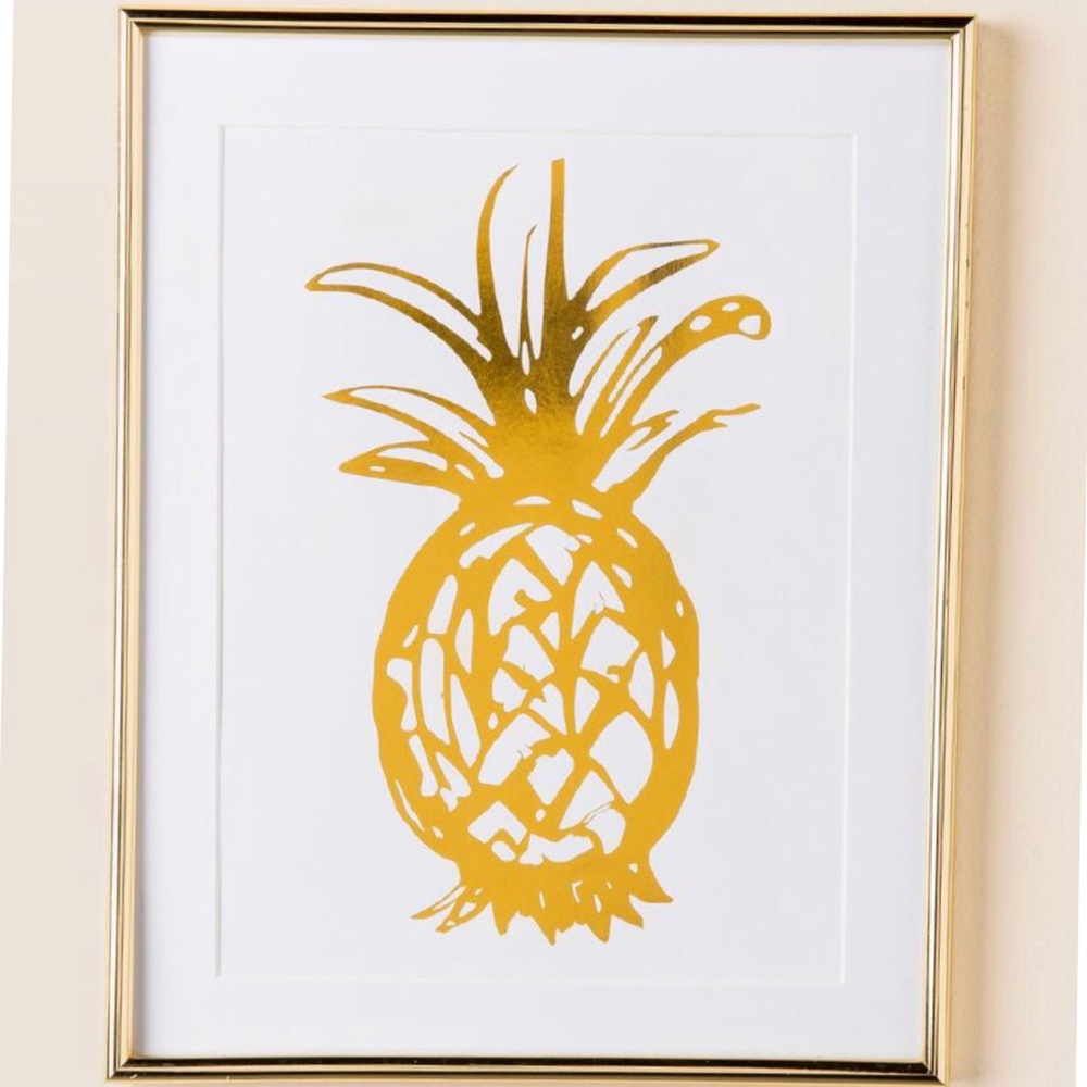 EUC GOLD WALL ART